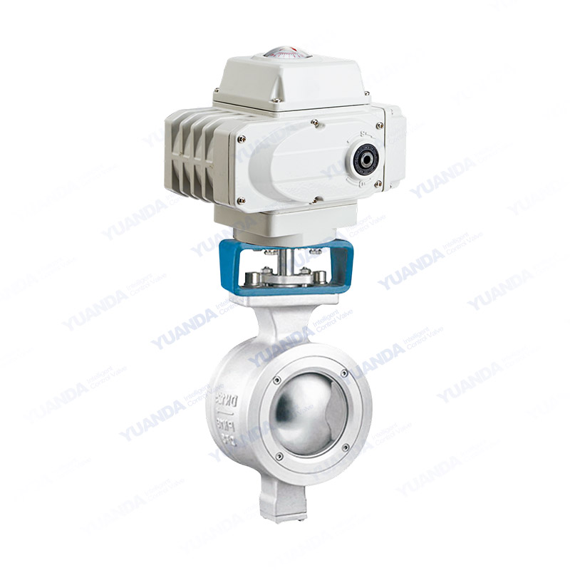 Electric V-ball valve