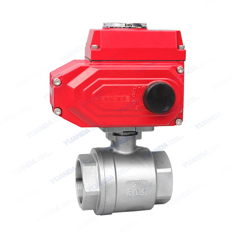 Electric two-piece ball valve