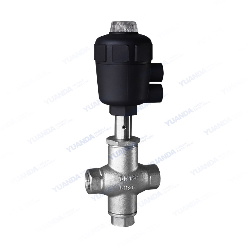 Pneumatic stop valve